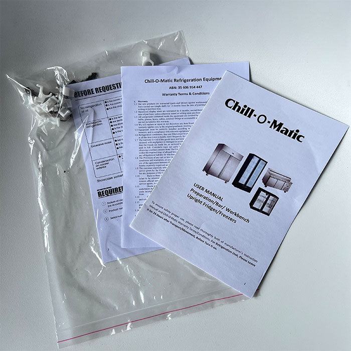 Chill-O-Matic CW-U-2B Super Energy Efficiency Double Door Display Fridge 1000L