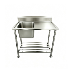 GK-S1200-1L stainless steel single sink table