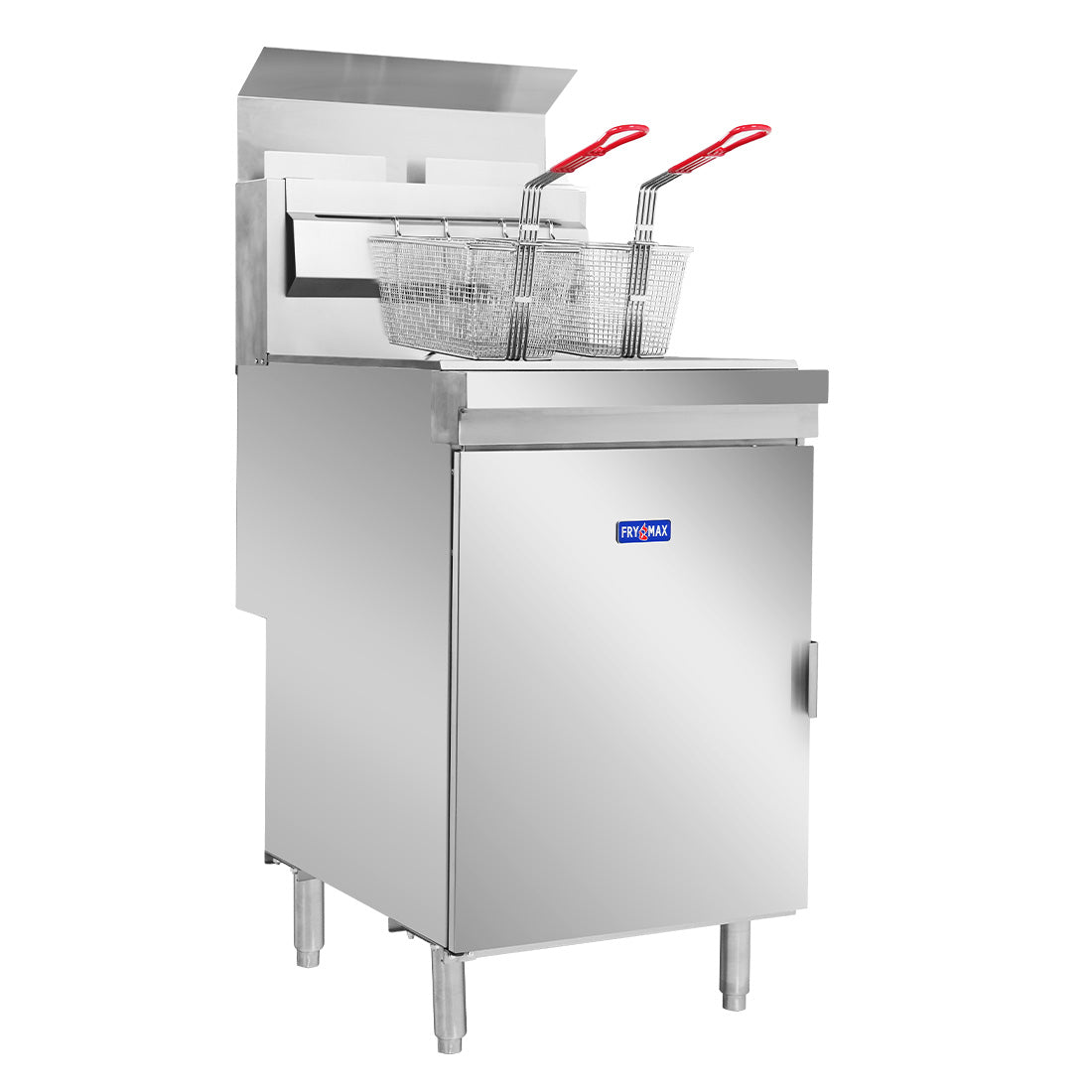 GasMax Superfast Natural Gas Tube Twin Vat Fryer - RC400TE