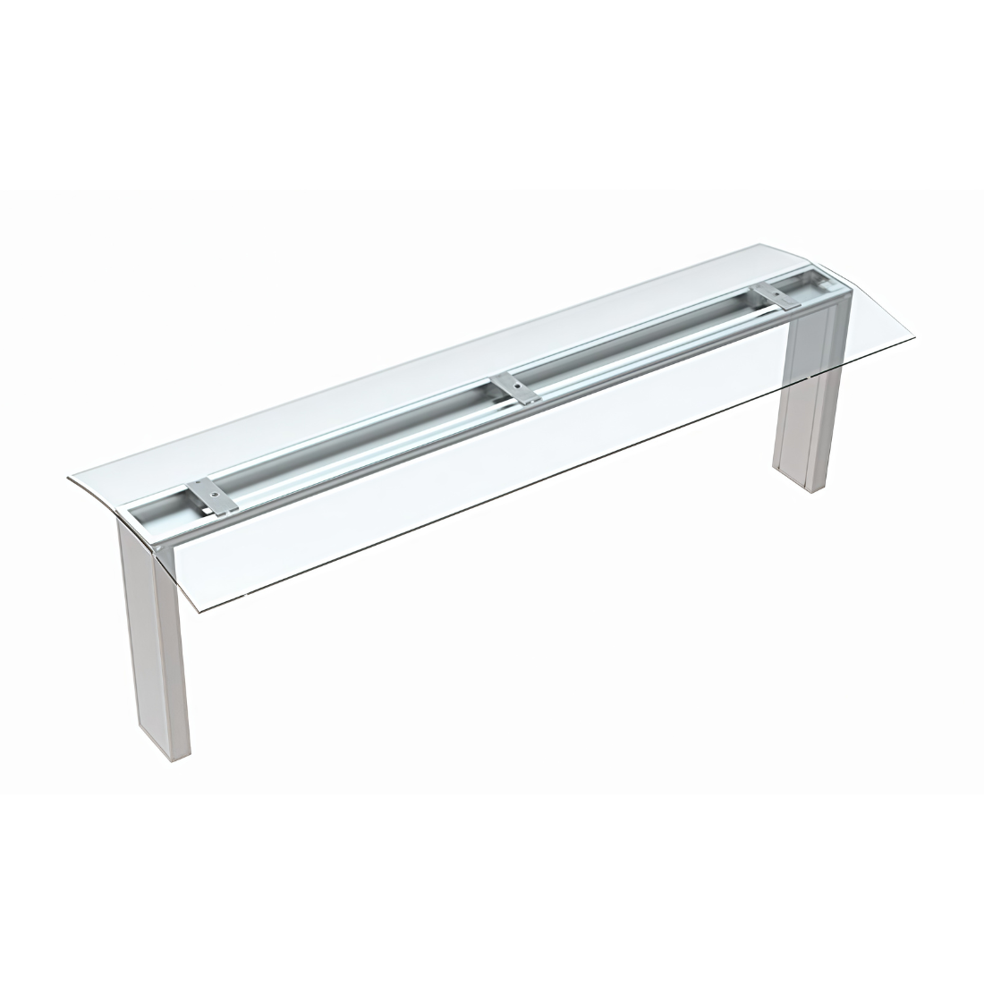 Thermaster Top Glass Sneeze Guard With LED Lighting - TGL-5G