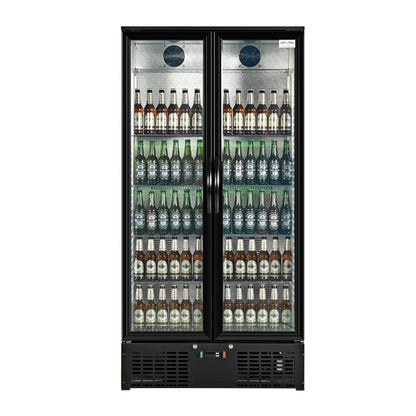 Chill-O-Matic CW-U-510B 2 Door Commercial Upright Display Fridge 510L – Ultra Energy Efficient