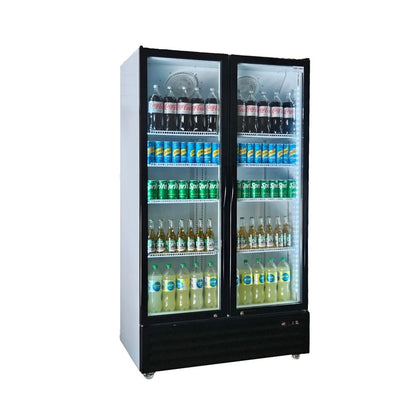Chill-O-Matic CW-U-2W Super Energy Efficiency Double Door Display Fridge 1000L
