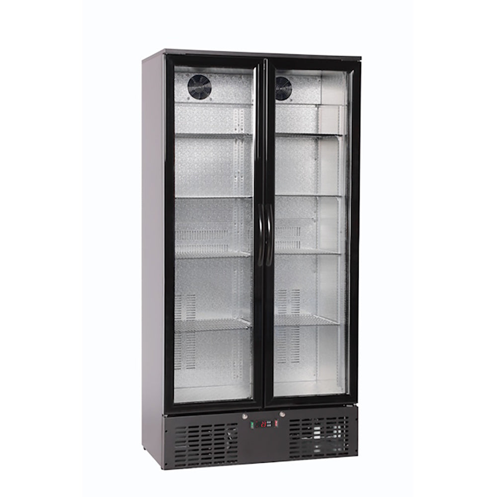 Chill-O-Matic CW-U-510B 2 Door Commercial Upright Display Fridge 510L – Ultra Energy Efficient