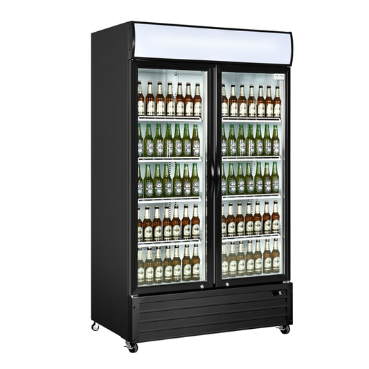Chill-O-Matic CW-U-2B Super Energy Efficiency Double Door Display Fridge 1000L