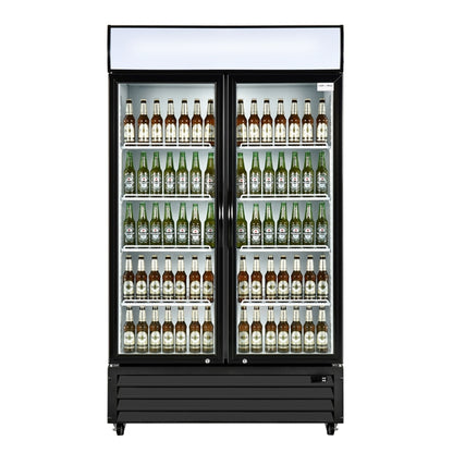 Chill-O-Matic CW-U-2B Super Energy Efficiency Double Door Display Fridge 1000L