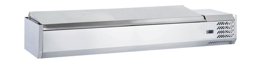 Chill-O-Matic GXC-VRX1200L Salad / Pizza Prep Fridge with Stainless Steel Cover