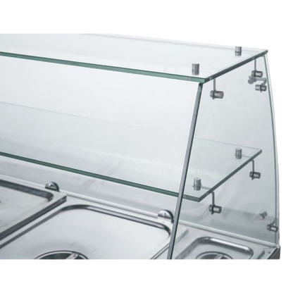 Chill-O-Matic Three Door Salad Fridge with Glass Canopy – GXC-SC903TN