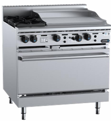 B+S Oven With Two Open Burners 600mm Grill Plate KOV-SB2-GRP6