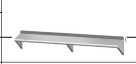 GK-WS1800 Premium stainless steel wall shelf