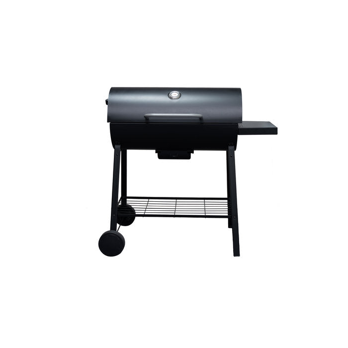 Premium Barrel Moveable Charcoal Grill Barbecue Cart