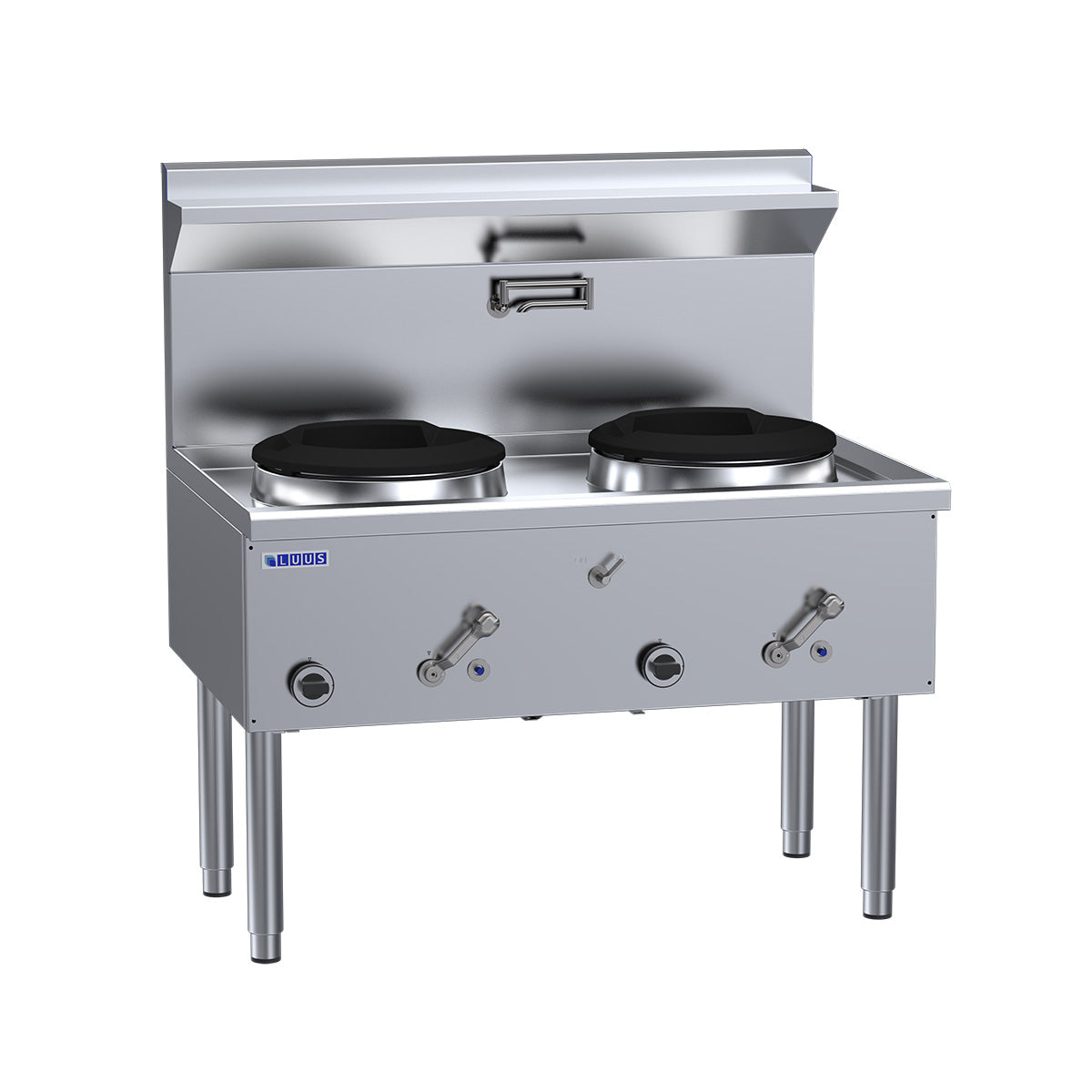 1200mm Commercial Gas Waterless 2 Hole Wok