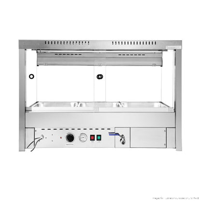 Bonvue Square Countertop Wet and Dry Bain Marie - BM11SC