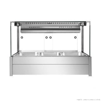 Bonvue Square Countertop Wet and Dry Bain Marie - BM11SC