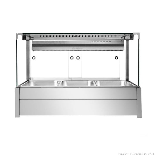 Bonvue Square Countertop Wet and Dry Bain Marie - BM11SC