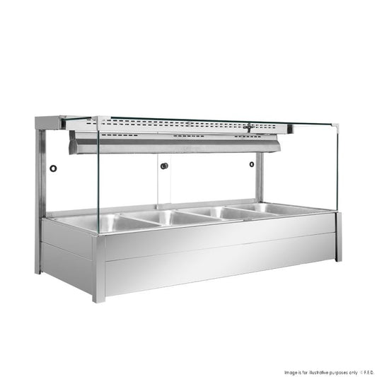 Bonvue Square Countertop Wet and Dry Bain Marie - BM14SC