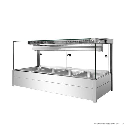 Bonvue Square Countertop Wet and Dry Bain Marie - BM14SC