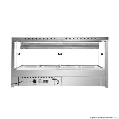 Bonvue Square Countertop Wet and Dry Bain Marie - BM14SC