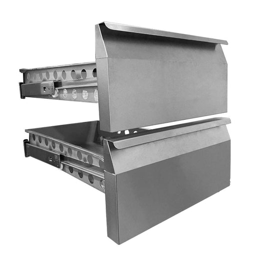 Optional Set 2 Drawers for Solid Door Units - GN-2DRAWER