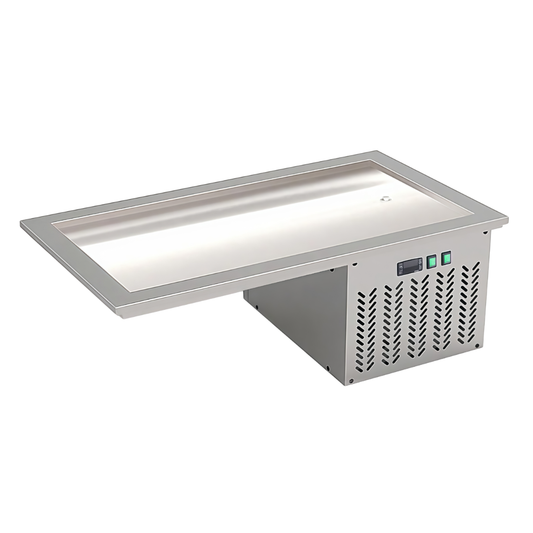 Thermaster 3×GN 1/1 Capacity Static Cold Bain Marie Trays - GN3-FA