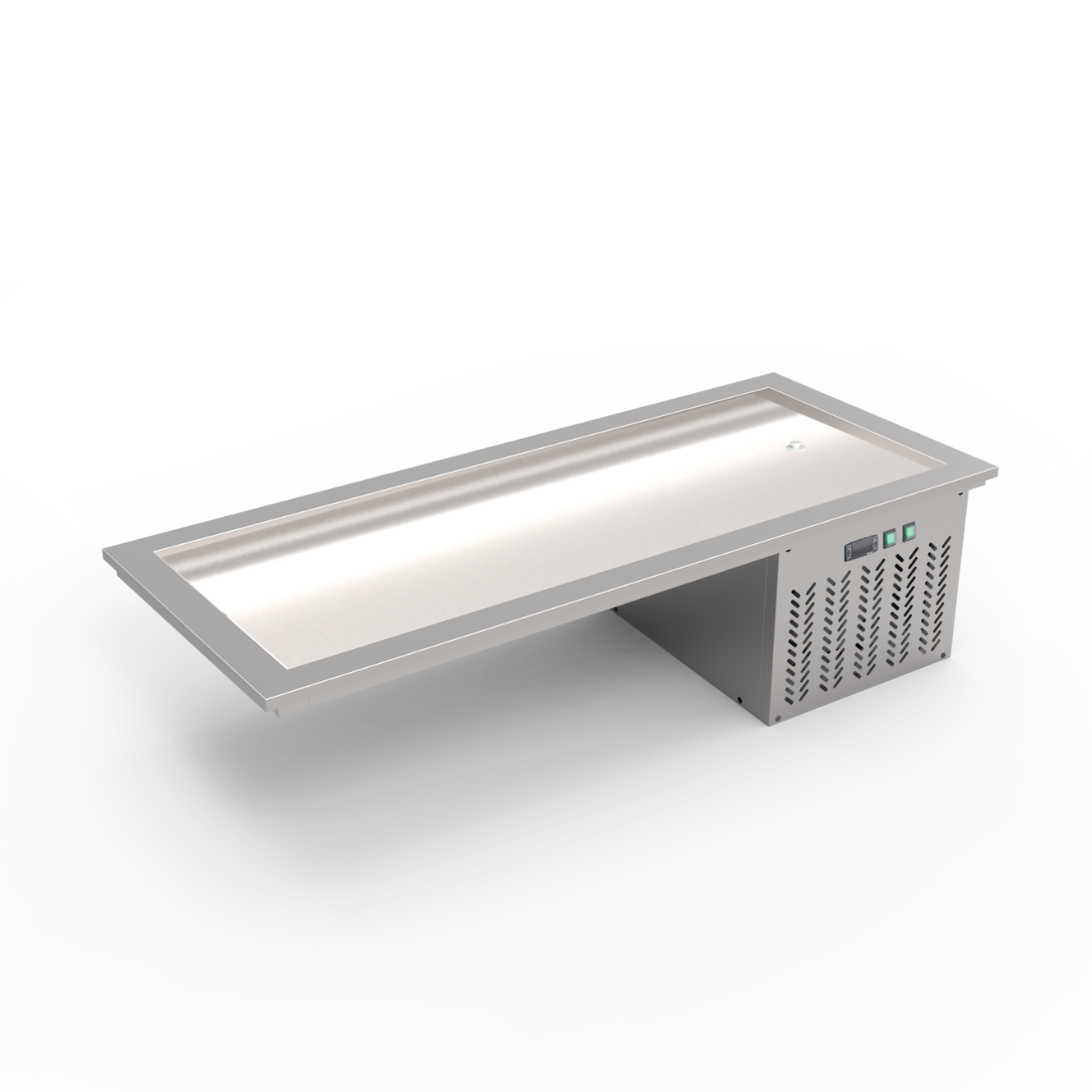 Thermaster 4×GN 1/1 Capacity Static Cold Bain Marie Trays - GN4-FA