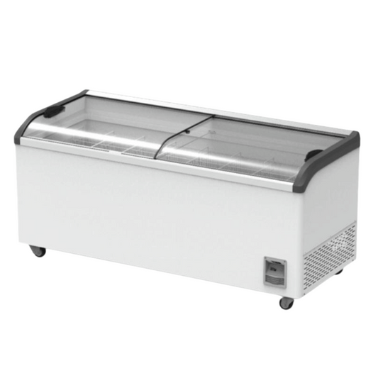Thermaster Heavy Duty Supermarket Glass Sliding Lid Freezers 446L - SD-666K