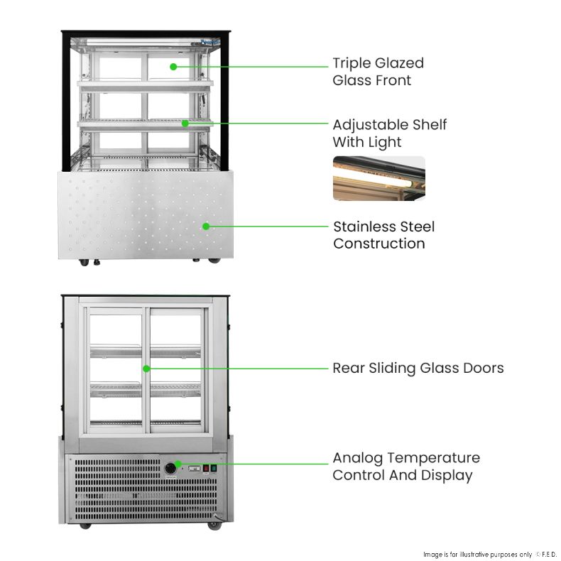 Bonvue Heated Food Display - SG090FE-2XB