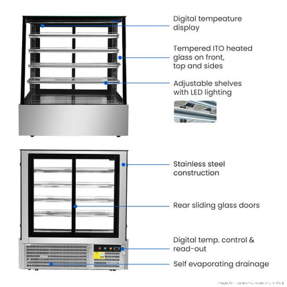 Bonvue Deluxe Chilled Display Cabinet - SLP840C