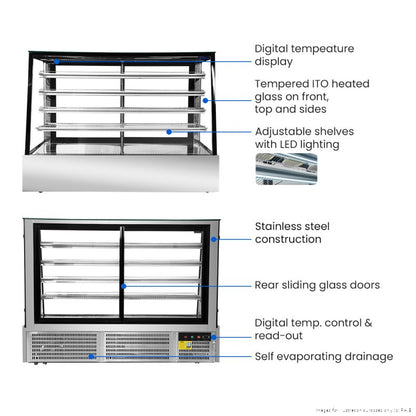 Bonvue Deluxe Chilled Display Cabinet - SLP860C