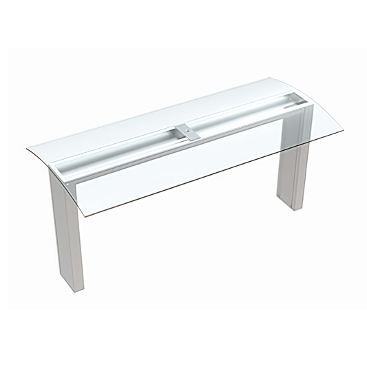 Thermaster Top Glass Sneeze Guard With LED Lighting - TGL-3G