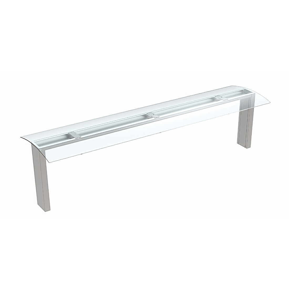 Thermaster Top Glass Sneeze Guard With LED Lighting - TGL-6G