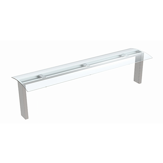 Thermaster Top Glass Sneeze Guard With LED Lighting - TGL-6G