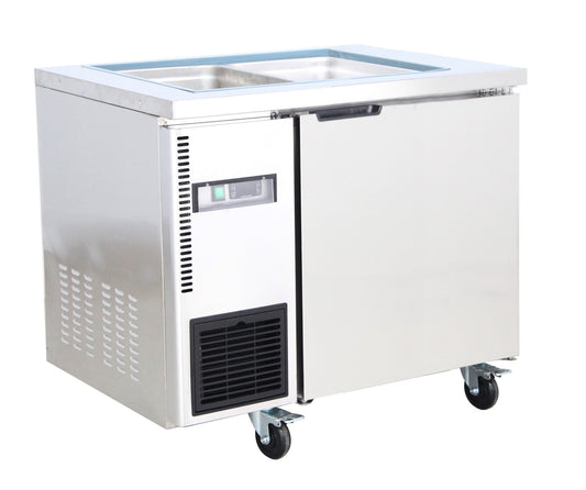 Thermaster 6x1/3 GN pan Ventilated Refrigerated Saladette - TL900TN-6P 