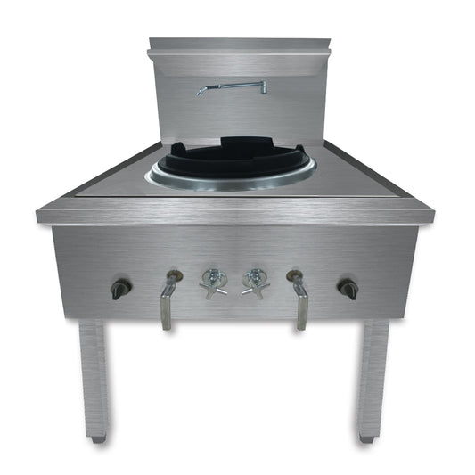 Gasmax Waterless LPG Single Wok Chimney Burner - WW-1LC