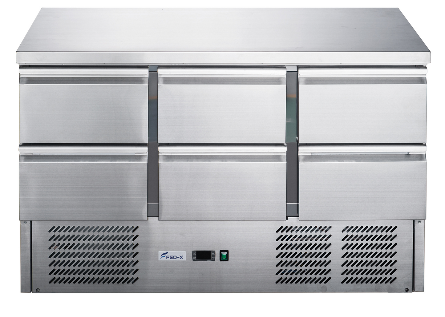 FED-X Six Drawer Compact Workbench Fridge - XGNS1300-6D