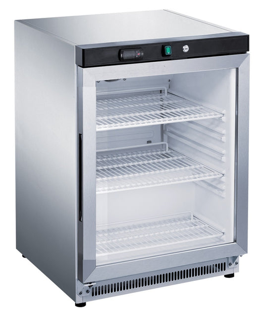 FED-X 130L Bar Fridge/Cooler Glass Door - XR200SG