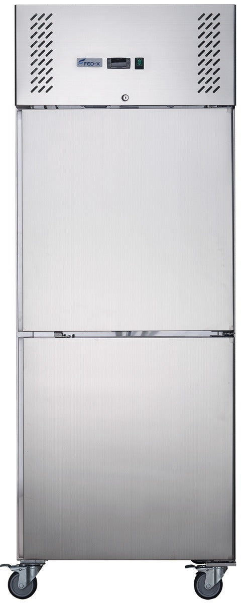 FED-X S/S Split Two-Door Upright Freezer - XURF650S1V